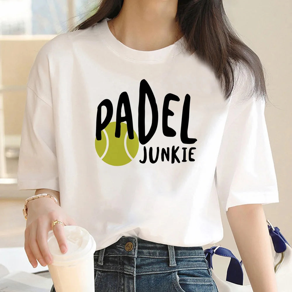 Padel tshirt women  t-shirts girl anime y2k  clothing