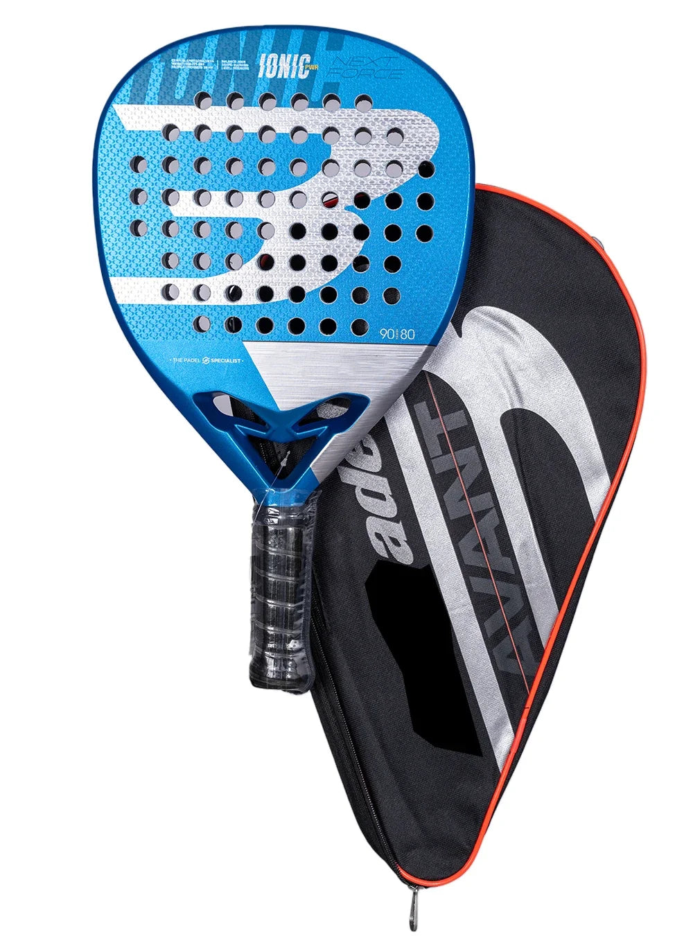 Padel Racket Carbon Fiber Tennis Racquet for Adults,