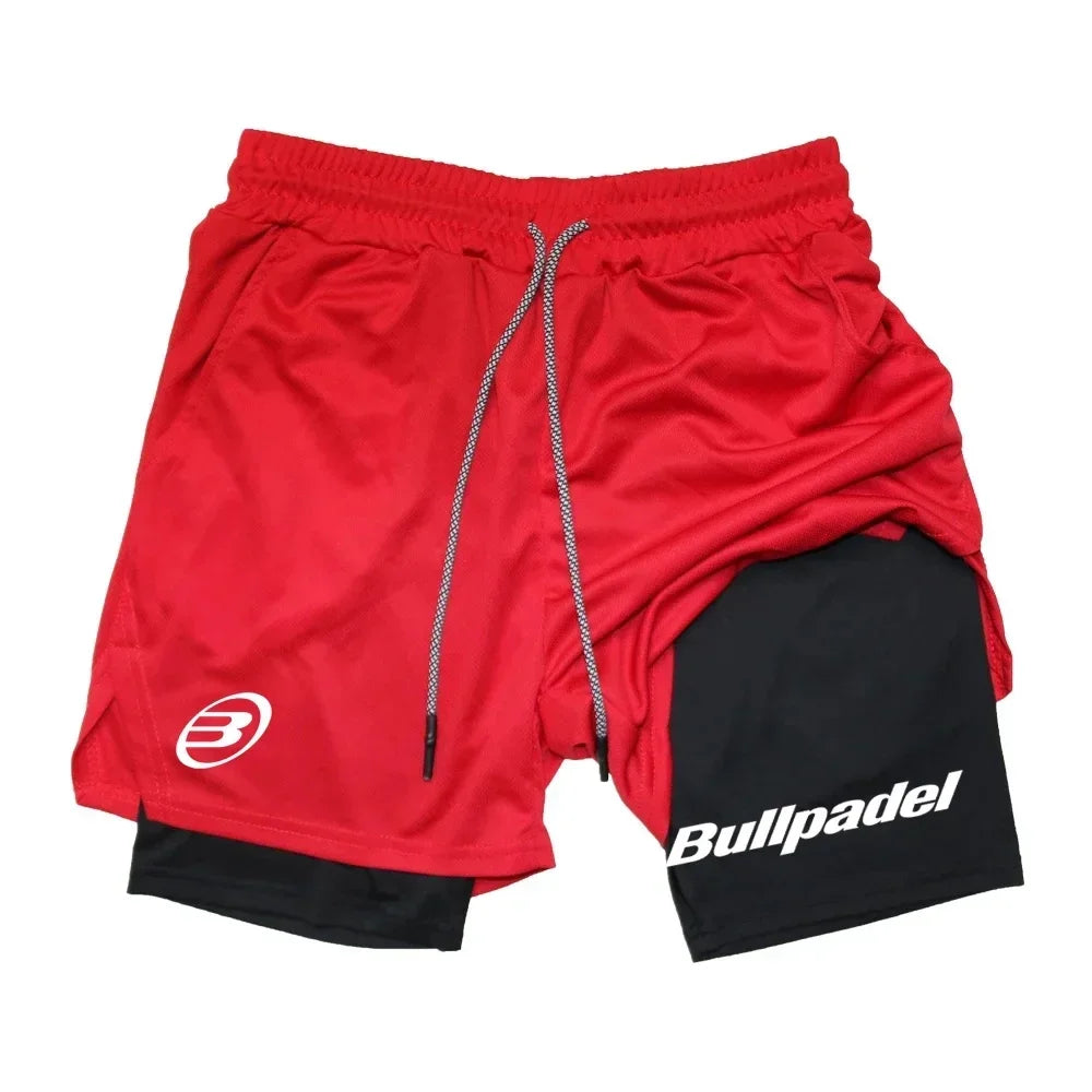 Men's Padel Sport Shorts - Breathable Quick-Drying Tennis & Badminton Shorts
