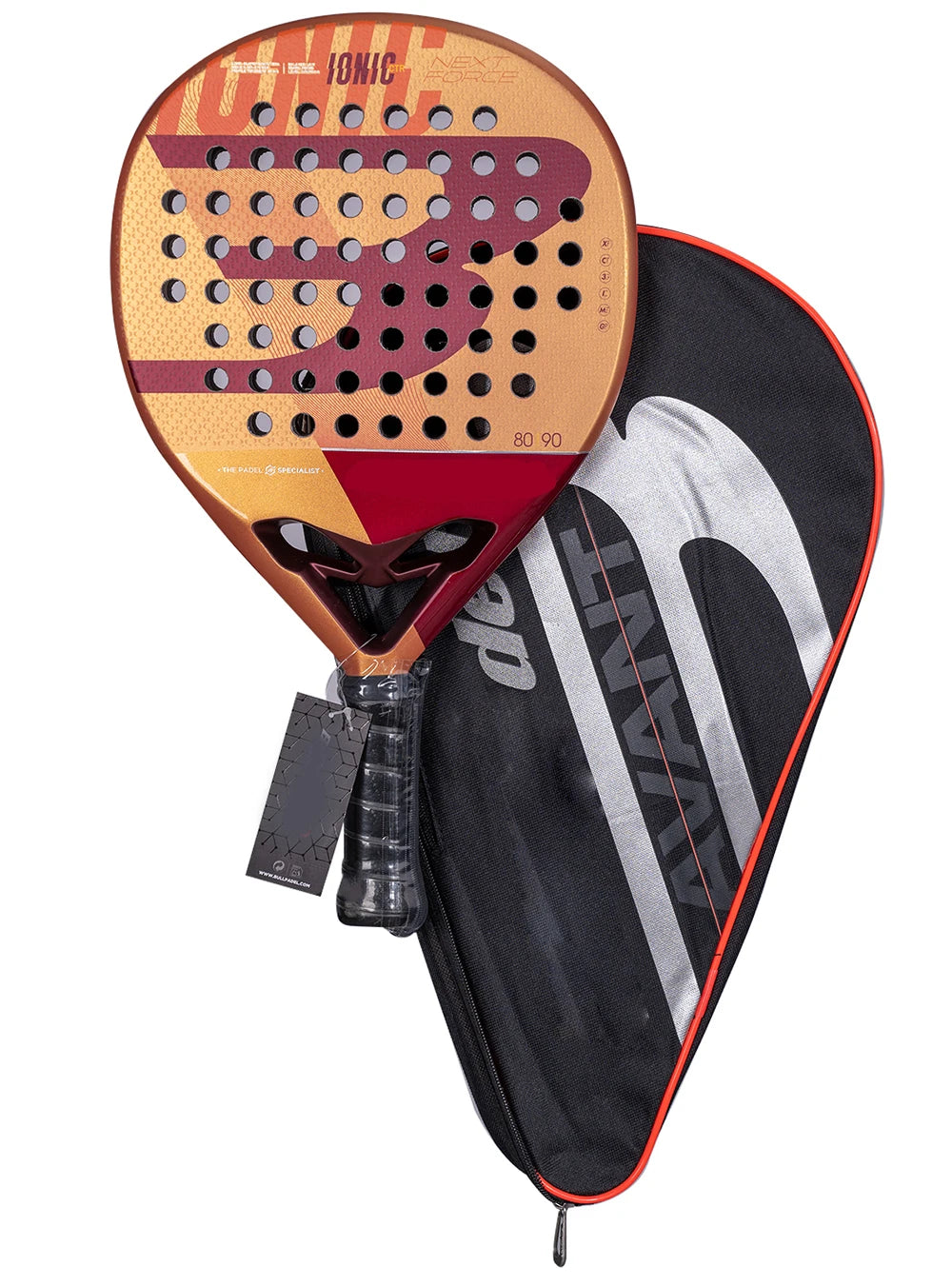 Padel Racket Carbon Fiber Tennis Racquet for Adults,