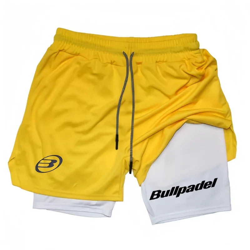 Men's Padel Sport Shorts - Breathable Quick-Drying Tennis & Badminton Shorts