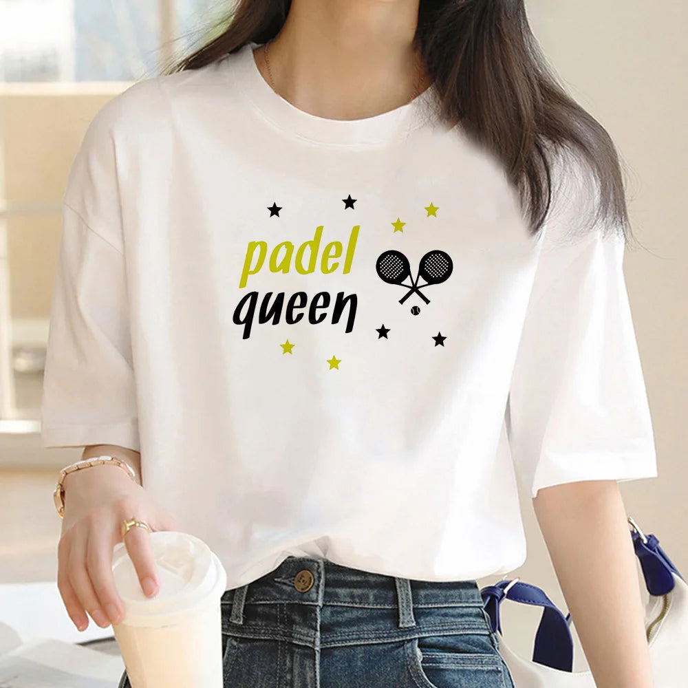 Padel tshirt women  t-shirts girl anime y2k  clothing