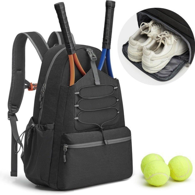 Tennis Backpack Large Peak Ball Bag Can Hold 4 Rackets With Shoes Compartment