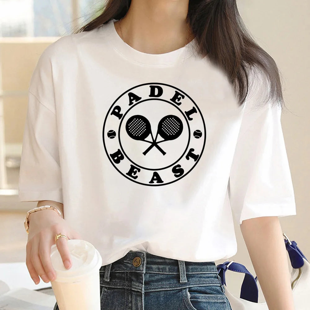 Padel tshirt women  t-shirts girl anime y2k  clothing