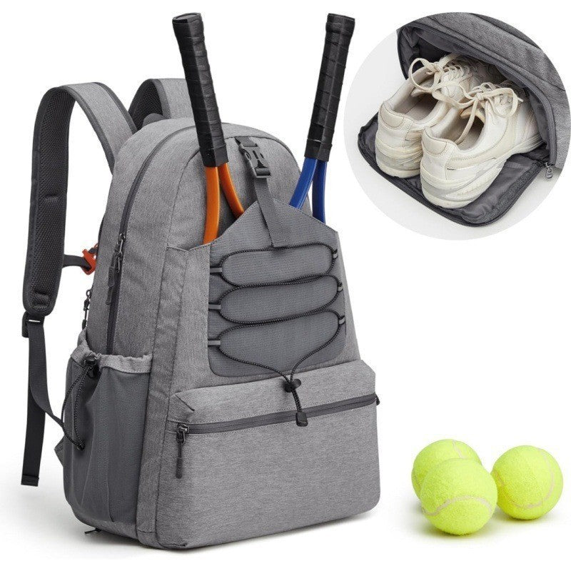 Tennis Backpack Large Peak Ball Bag Can Hold 4 Rackets With Shoes Compartment