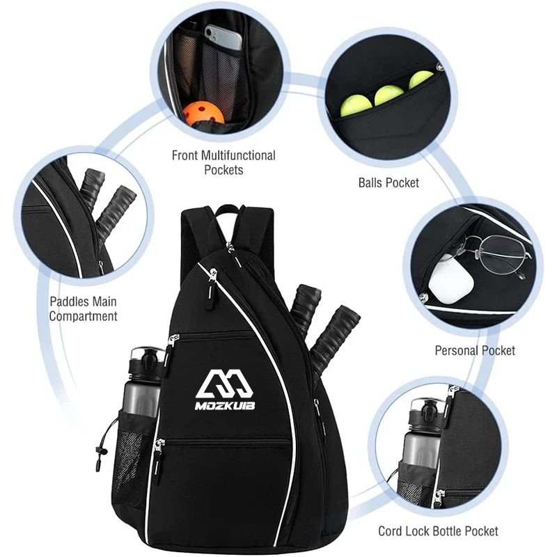 Custom Sports Bag Balls Pickleball Paddles Bag Durable Tennis Bag Padel Rackets Pickleball Tennis Backpack For Sports