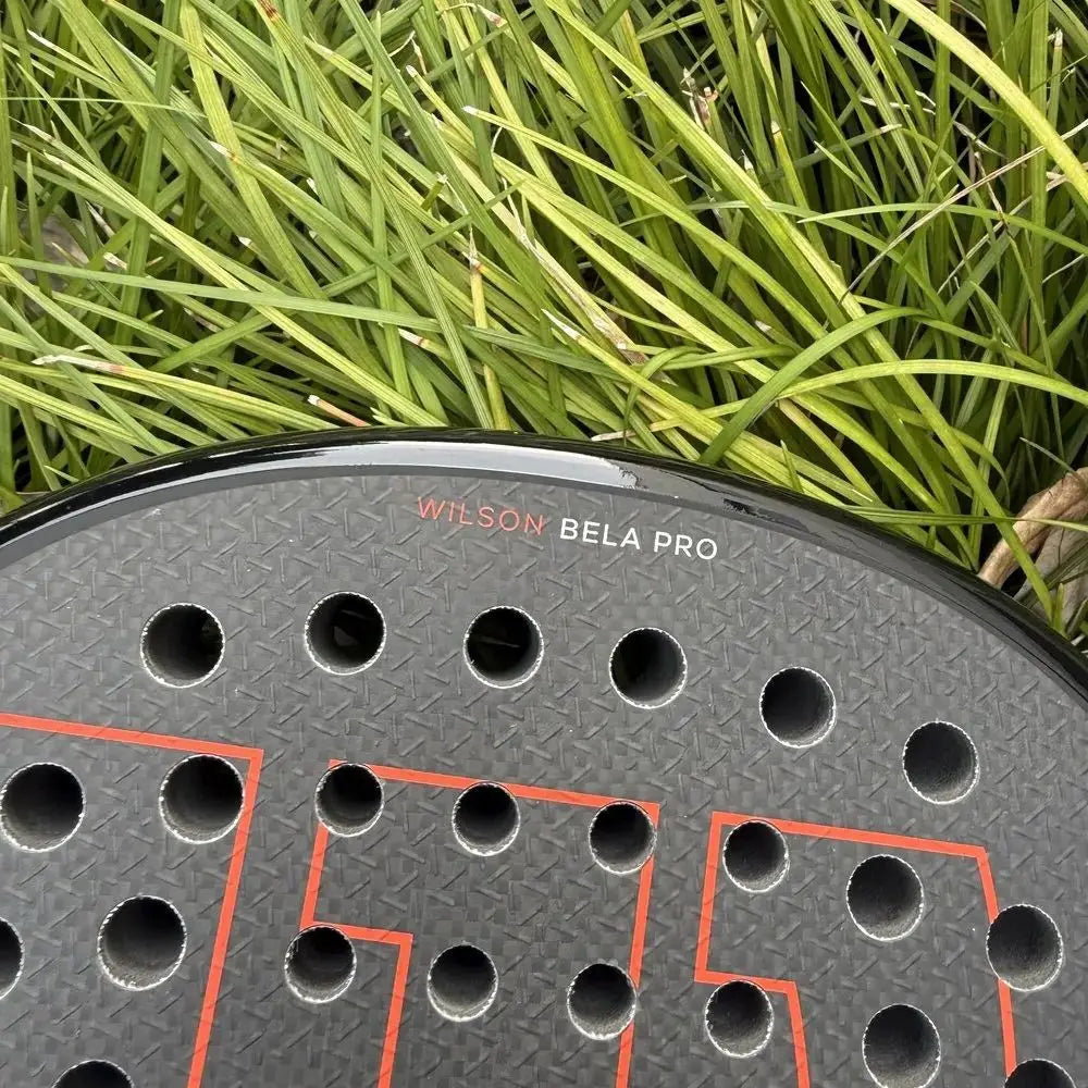 Wilson Professional Tennis Rackets Carbon Fibre Surface Diamond Shape with Eva Memory Flex Foam Core Padel Tennis Racquets